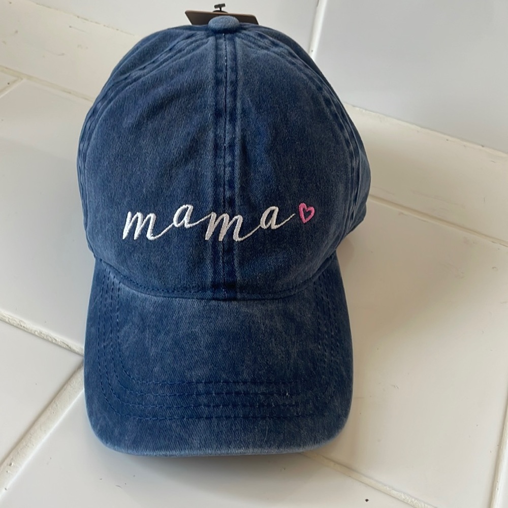 Navy Mama Hat